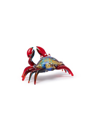 Detail View - Click To Enlarge - CASA BONITA - Large Multicolour Glass Crab Sculpture