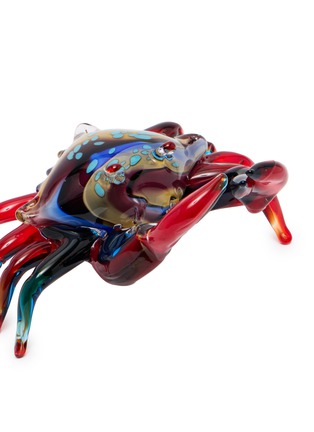 Detail View - Click To Enlarge - CASA BONITA - Large Multicolour Glass Crab Sculpture
