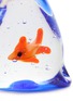 Detail View - Click To Enlarge - CASA BONITA - Water Bag Goldfish Glass Figurine — Royal Blue