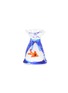 CASA BONITA Water Bag Goldfish Glass Figurine — Royal Blue