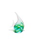 CASA BONITA Large Green Glass Fish Sculpture