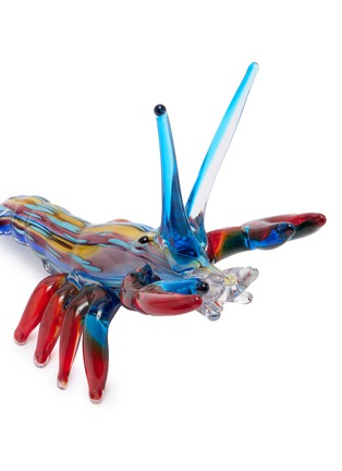 Detail View - Click To Enlarge - CASA BONITA - Large Multicolour Glass Lobster Sculpture
