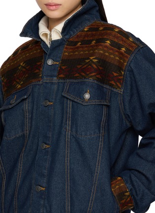  - MAISON BADIGO - Aztec Patchwork Denim Jacket