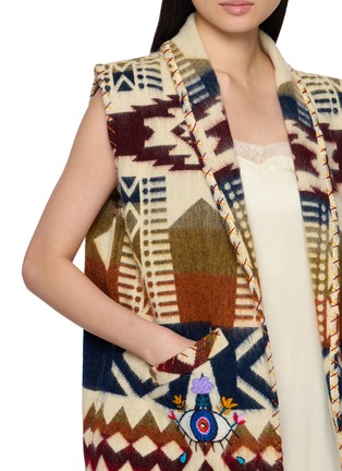  - MAISON BADIGO - Embroidered Aztec Gilet