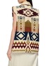 Back View - Click To Enlarge - MAISON BADIGO - Embroidered Aztec Gilet
