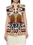 MAISON BADIGO Embroidered Aztec Gilet