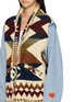  - MAISON BADIGO - Aztec Body Light Wash Denim Jacket