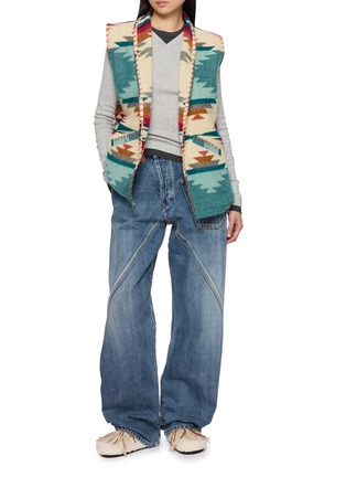 Figure View - Click To Enlarge - MAISON BADIGO - Aztec Gilet