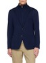 ELEVENTY Detachable Bib Wool Blazer