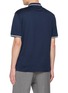 Back View - Click To Enlarge - ELEVENTY - Contrast-Trim Cotton Polo Shirt