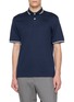 ELEVENTY Contrast-Trim Cotton Polo Shirt
