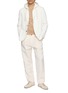 Figure View - Click To Enlarge - ELEVENTY - Detachable Hooded Bib Piqué Blazer