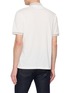 Back View - Click To Enlarge - ELEVENTY - Contrast Trim Cotton Piqué Polo Shirt
