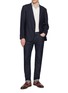 Figure View - Click To Enlarge - ELEVENTY - Contrast Trim Cotton Piqué Polo Shirt