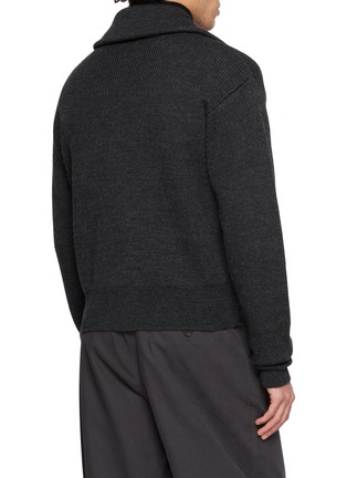Back View - Click To Enlarge - LEMAIRE - Zip Up Cardigan
