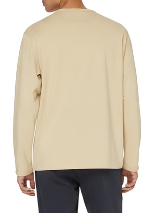 Back View - Click To Enlarge - LEMAIRE - Long Sleeve Chest Pocket T-Shirt