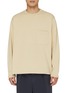 Main View - Click To Enlarge - LEMAIRE - Long Sleeve Chest Pocket T-Shirt