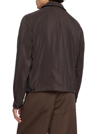 Back View - Click To Enlarge - LEMAIRE - Zip Up Short Jacket