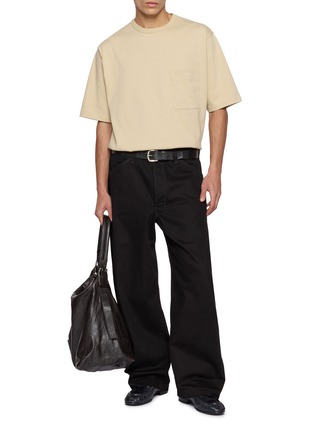 Figure View - Click To Enlarge - LEMAIRE - Maxi Workwear Denim Pants