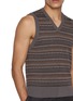  - LEMAIRE - Jacquard V-Neck Knit Vest