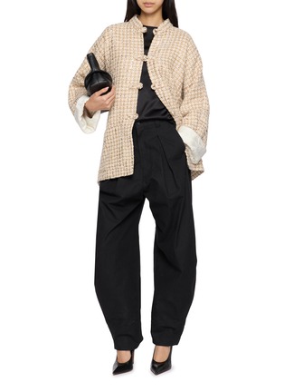 Figure View - Click To Enlarge - EQUIL - Reversible Button Front Tweed Shirt