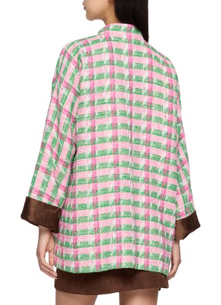 Back View - Click To Enlarge - EQUIL - Reversible Button Front Tweed Shirt