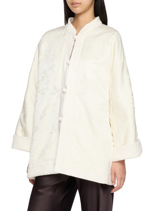 Detail View - Click To Enlarge - EQUIL - Reversible Button Front Tweed Shirt