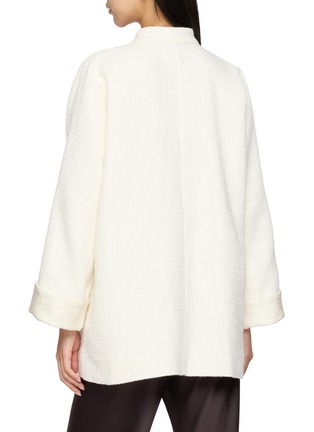 Back View - Click To Enlarge - EQUIL - Reversible Button Front Tweed Shirt