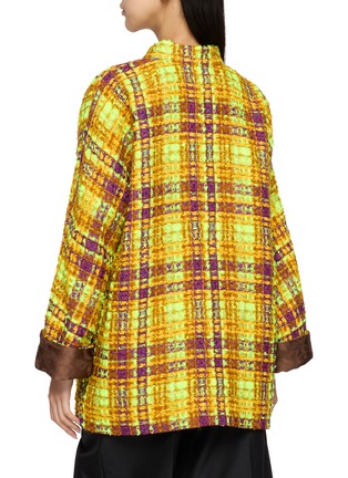 Back View - Click To Enlarge - EQUIL - Reversible Button Front Tweed Shirt