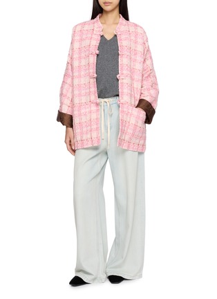 Figure View - Click To Enlarge - EQUIL - Reversible Button Front Tweed Shirt