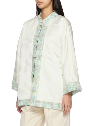 Detail View - Click To Enlarge - EQUIL - Reversible Button Front Tweed Shirt