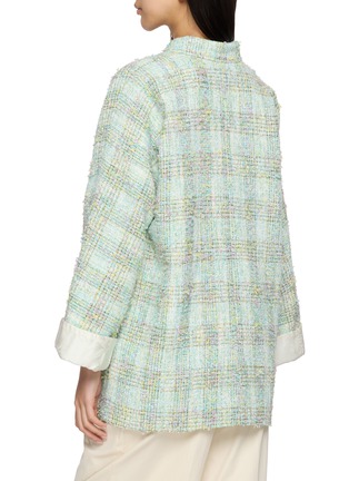 Back View - Click To Enlarge - EQUIL - Reversible Button Front Tweed Shirt