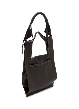 Detail View - Click To Enlarge - BEAUTIFUL PEOPLE - Large Bandage Handle Shrink Leather Market Bag