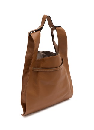 Detail View - Click To Enlarge - BEAUTIFUL PEOPLE - XL Printed Shrink Leather Market Bag