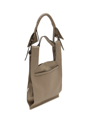 Detail View - Click To Enlarge - BEAUTIFUL PEOPLE - Large Bandage Handle Shrink Leather Market Bag