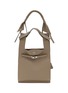 BEAUTIFUL PEOPLE Large Bandage Handle Shrink Leather Market Bag