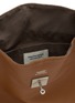 Detail View - Click To Enlarge - BEAUTIFUL PEOPLE - Extra Large Bandage Handle Shrink Leather Market Bag