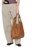 Figure View - Click To Enlarge - BEAUTIFUL PEOPLE - Extra Large Bandage Handle Shrink Leather Market Bag