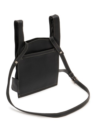 Detail View - Click To Enlarge - BEAUTIFUL PEOPLE - Printed Shrink Leather Market Shoulder Bag