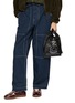 Front View - Click To Enlarge - BEAUTIFUL PEOPLE - Printed Shrink Leather Market Shoulder Bag