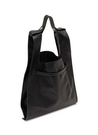 Detail View - Click To Enlarge - BEAUTIFUL PEOPLE - XL Printed Shrink Leather Market Bag