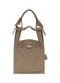 BEAUTIFUL PEOPLE Extra Large Bandage Handle Shrink Leather Market Bag