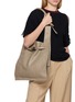 Figure View - Click To Enlarge - BEAUTIFUL PEOPLE - Extra Large Bandage Handle Shrink Leather Market Bag