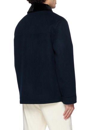 Back View - Click To Enlarge - YVES SALOMON - Double-face Cashmere Wool Jacket