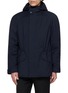 YVES SALOMON Side Mink Fur Wool Blend Parka