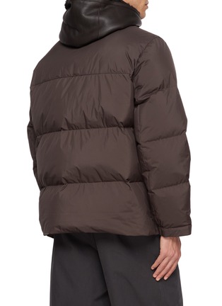 Back View - Click To Enlarge - YVES SALOMON - Hooded Puffer Jacket