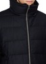Detail View - Click To Enlarge - YVES SALOMON - Mink Collar Hooded Down Jacket