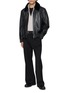 Figure View - Click To Enlarge - YVES SALOMON - Medium Leather Jacket