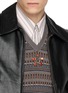 Figure View - Click To Enlarge - LEMAIRE - Agate Brass Garment Ornament Necklace