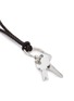 Detail View - Click To Enlarge - LEMAIRE - Braided Leather Keyring Necklace